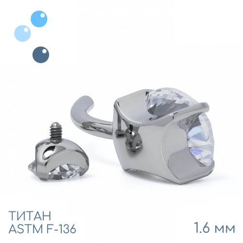 Банан Stone Big 1.6 мм (14 G) фото 2